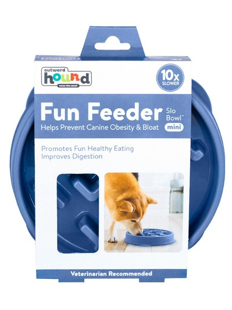 Outward Hound Fun Feeder Mini Miska spowalniająca niebieska [67830]