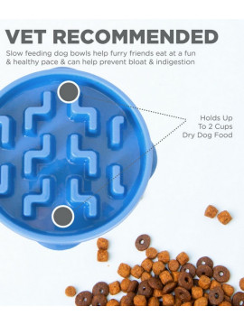 Outward Hound Fun Feeder Mini Miska spowalniająca niebieska [67830]