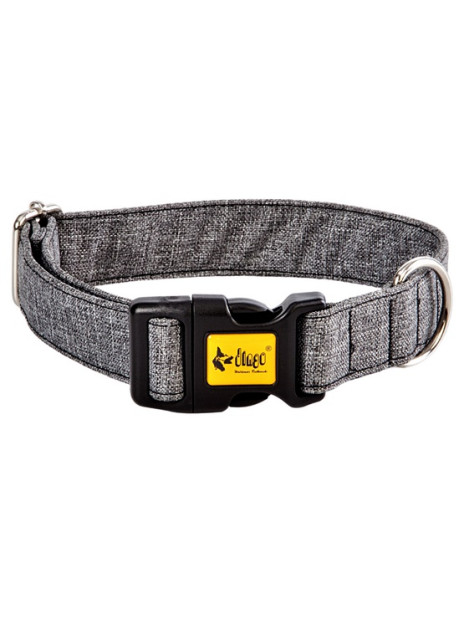 Dingo Obroża Scandi 3,0cm/60cm szara