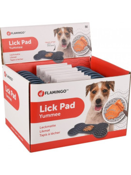 Flamingo Lick Pad Mata antystresowa M niebieska