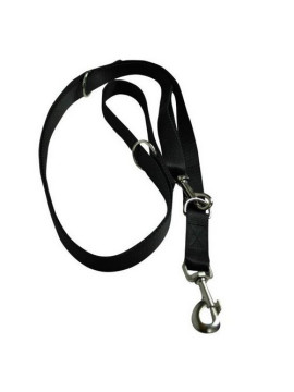 CHABA Smycz taśma regulowana - 20mm x 130/260cm czarna