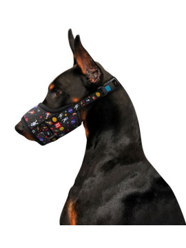 Collar WauDog Nylon Kaganiec, plastikowy fastex, wzór NASA, rozmiar 4 [35-43cm]