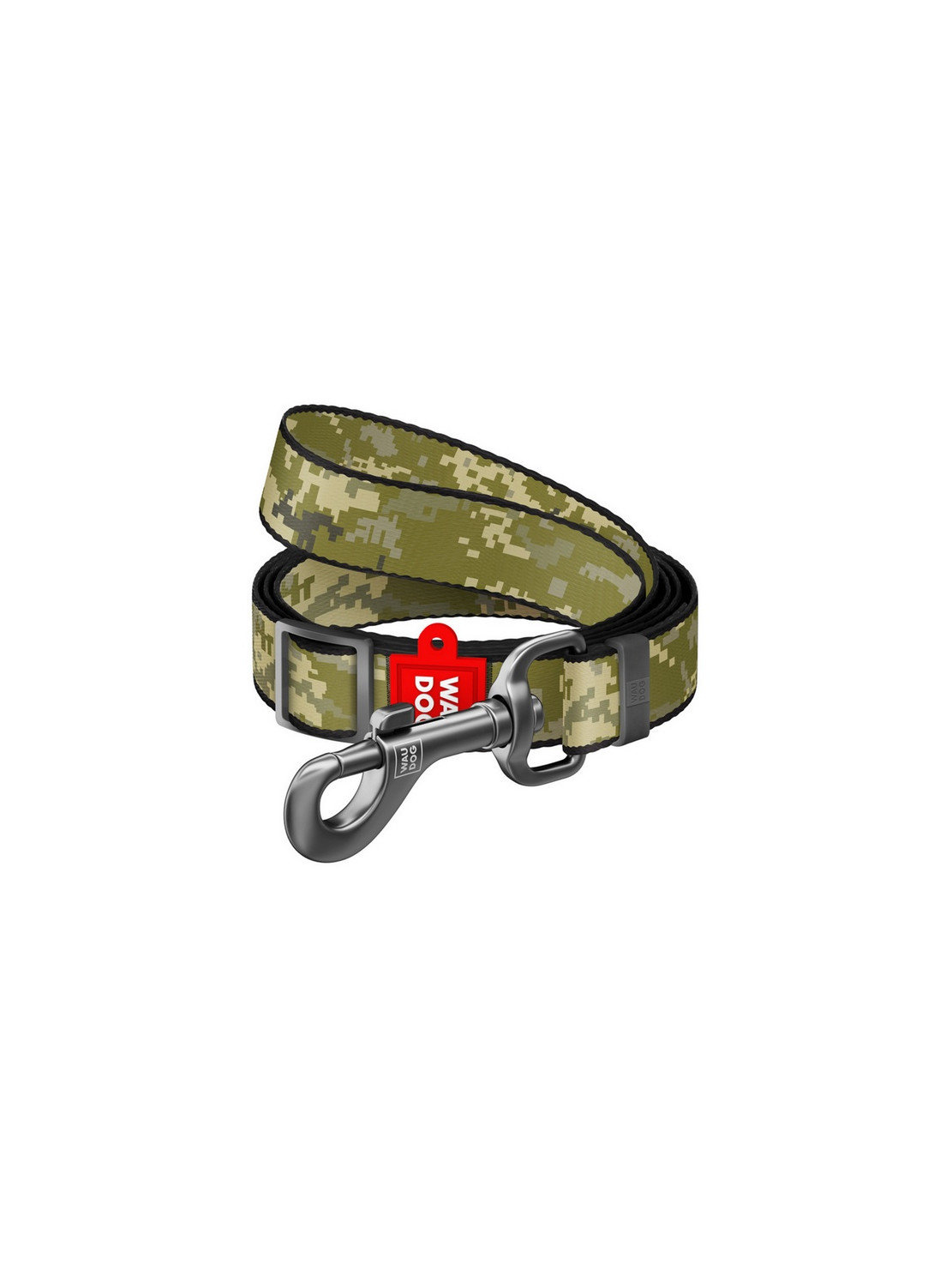 Collar WauDog Nylon Smycz nylonowa regulowana L-XXL 25mm/152-183cm, wzór MILITARY
