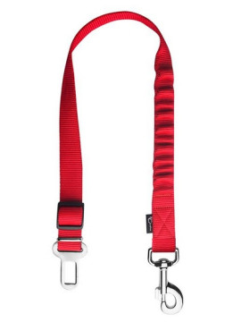 CHABA Wpinka do pasów bezpieczeństwa z amortyzatorem 25 czerwona