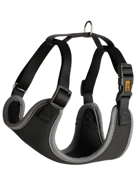 Dingo Szelki bezuciskowe z dwupaskową regulacją S czarne