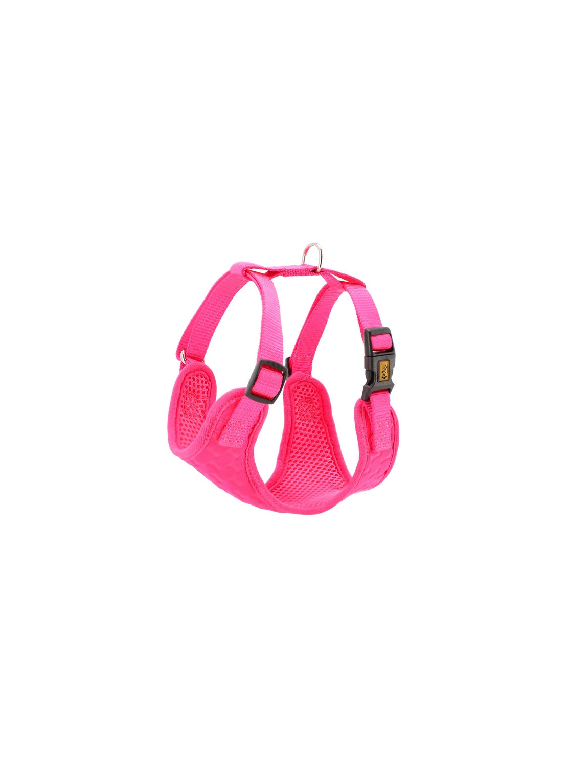 Dingo Szelki bezuciskowe z dwupaskową regulacją S różowe