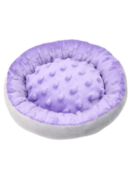 MIMIKO Pets Legowisko okrągłe mini 20cm wrzosowe