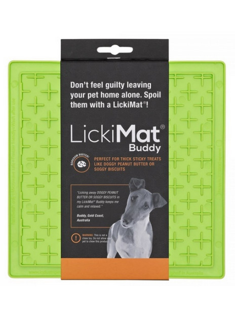LickiMat Buddy Krzyżyk miękki zielony