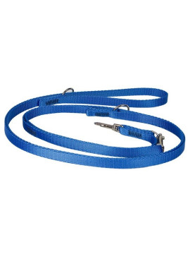 CHABA Smycz taśma regulowana - 16mm x 130/260cm niebieska