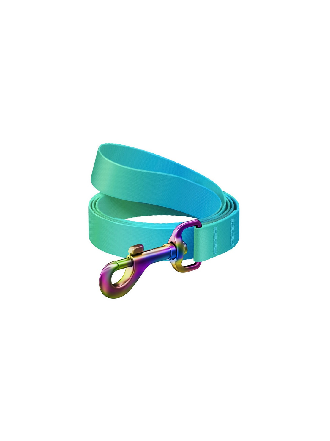Collar WauDog Recycled Smycz nylonowa, gradient M 20mm/122cm niebieski