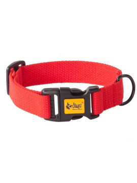 Dingo Obroża regulowana z taśmy bawełnianej 3,0x60cm czerwona