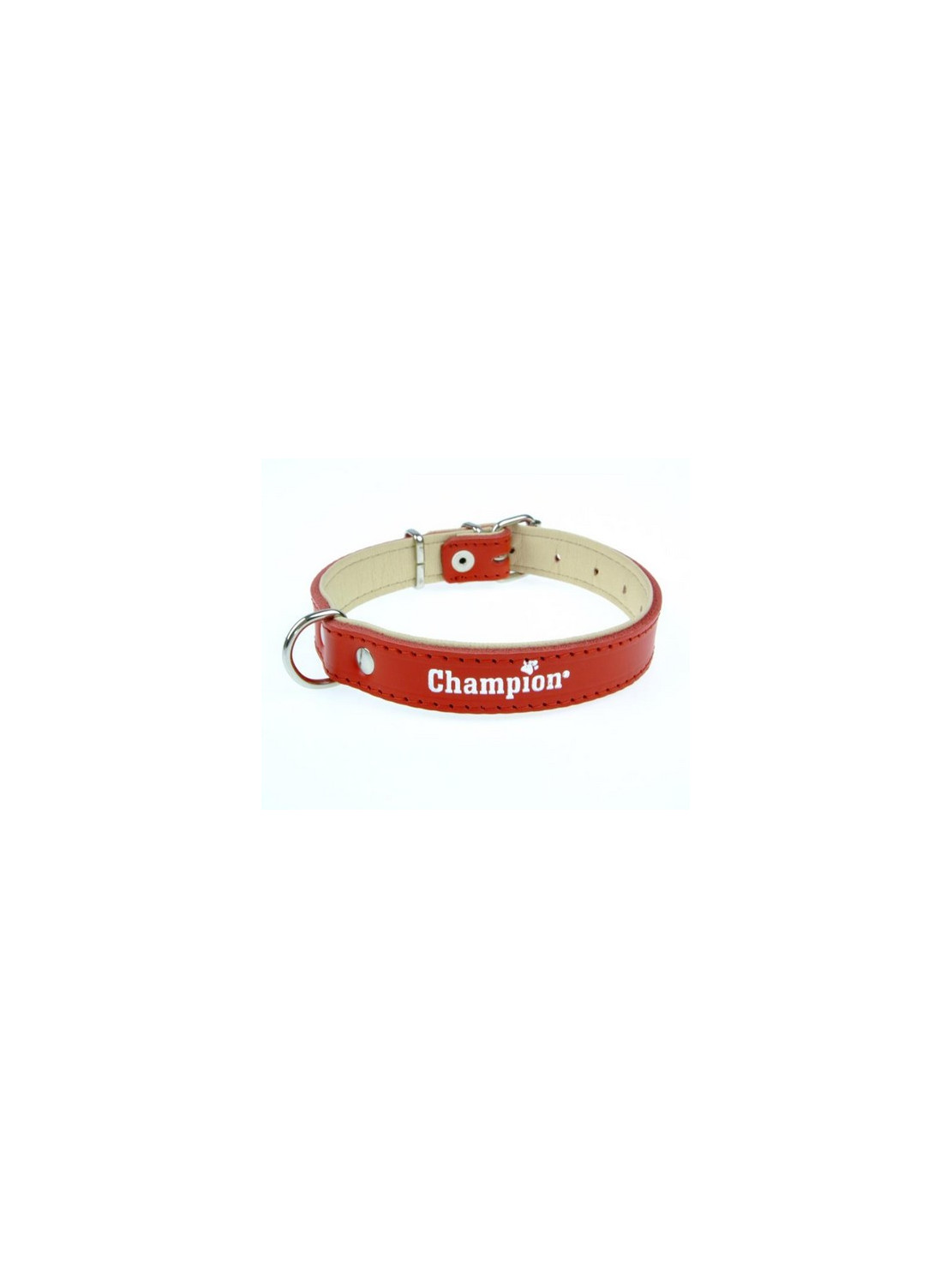 Champion Obroża Skórzana na skórce czerwona SK/S 40/1,8(R) [SOS]