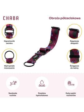 CHABA Obroża półzaciskowa Story III L Lakota