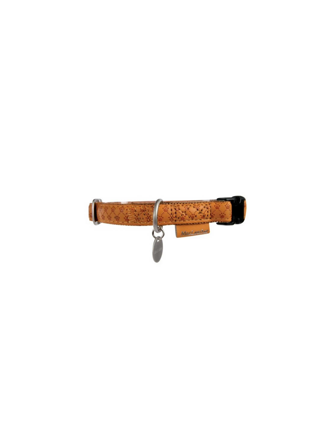 Zolux Obroża regulowana Mac Leather 20mm Żółta [522040JA]