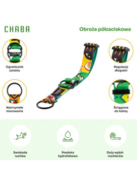 CHABA Obroża półzaciskowa Story III M Jumbo