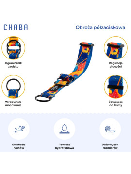 CHABA Obroża półzaciskowa Story III M Aussie