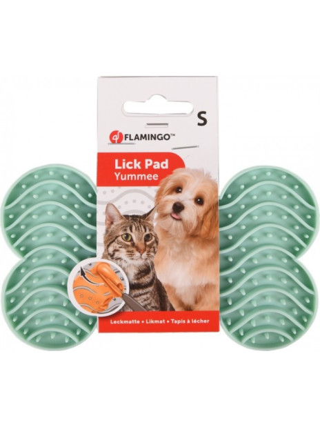 Flamingo Lick Pad Mata antystresowa S zielona