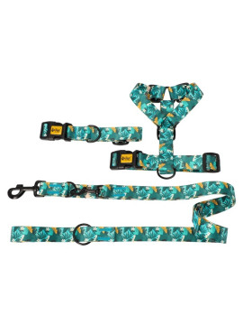 Dingo Obroża regulowana City - Monstera 2,0cm/45cm