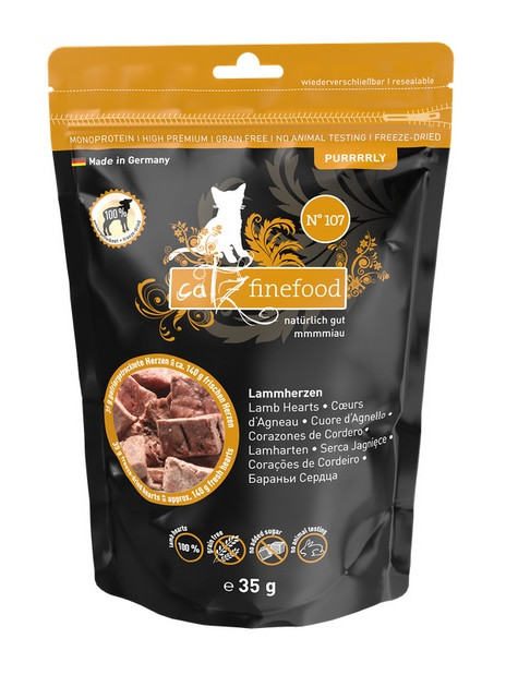Catz Finefood Purrrrly N.107 Serca jagnięce 35g