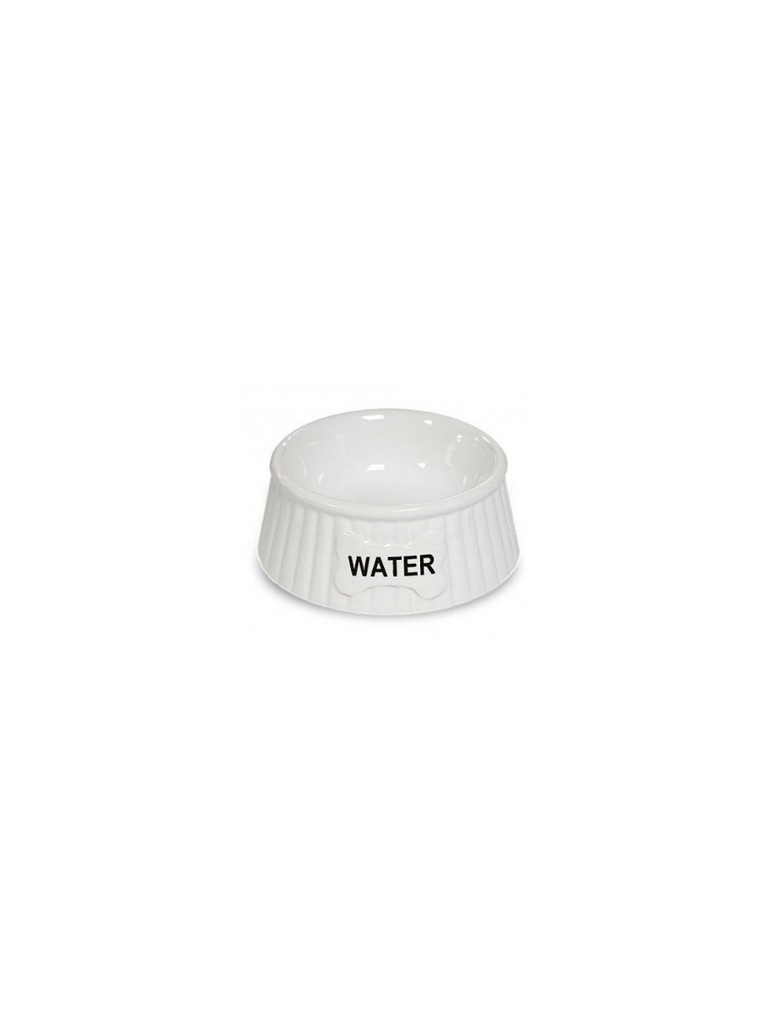 Yarro/Moderna Miska ceramiczna dla psa Water biała [Y2754]