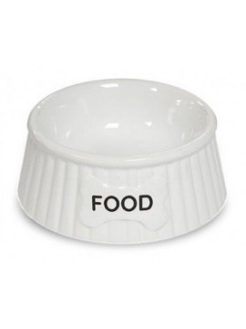 Yarro/Moderna Miska ceramiczna dla psa Food biała [Y2753]