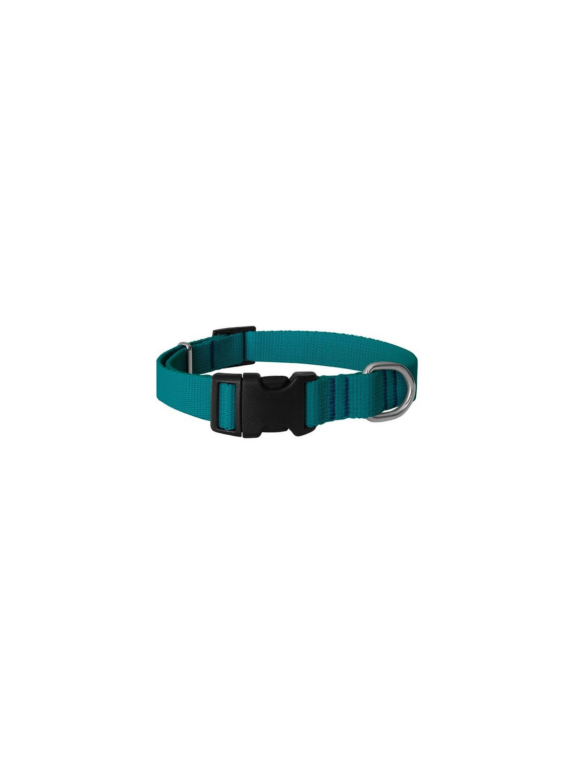CHABA Obroża taśma regulowana gładka 25mm/60cm morska