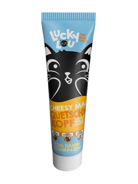 Lucky Lou Quetschkopfe Ser+Słód pasta odkłaczająca 100g