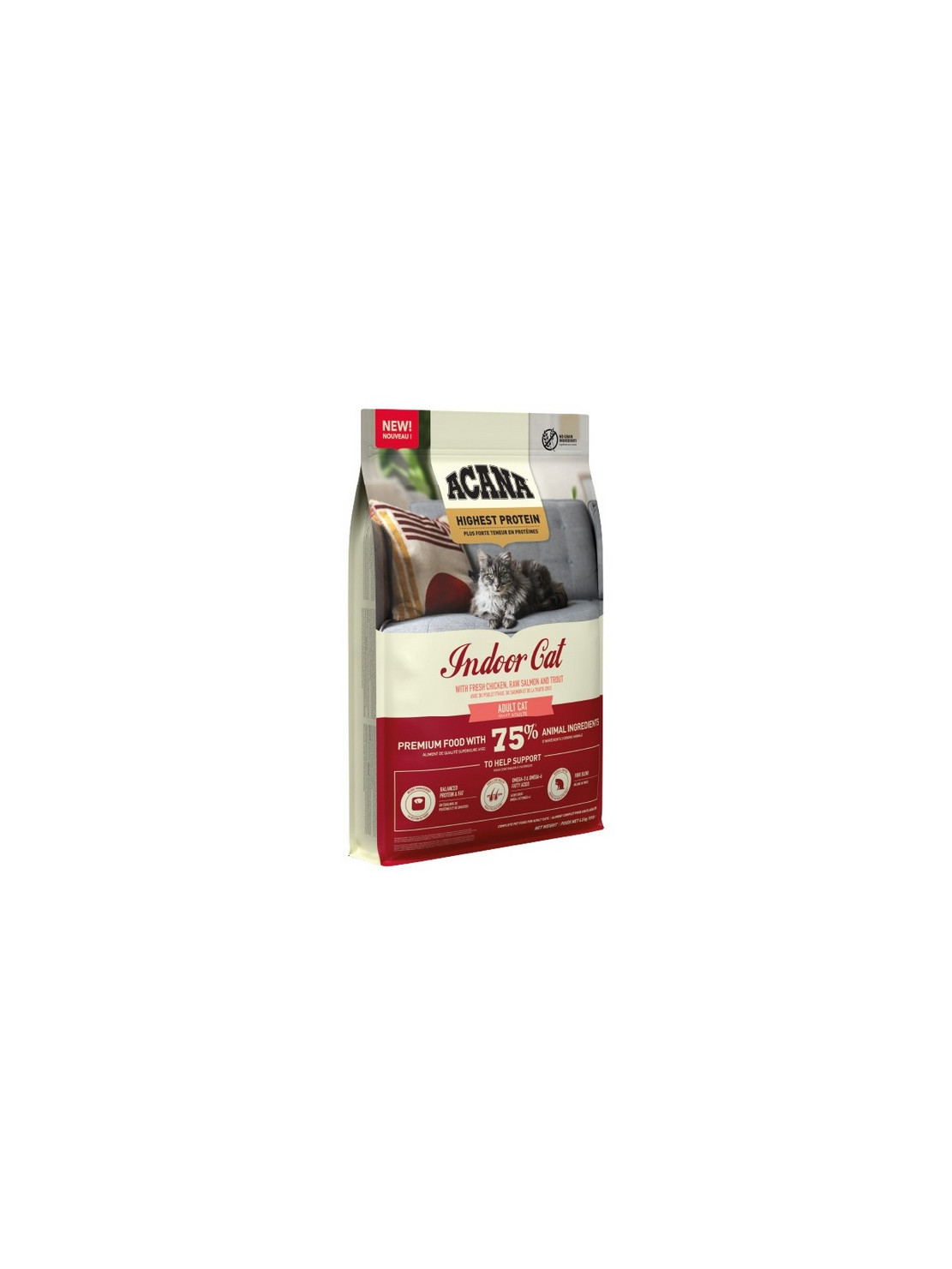 Acana Highest Protein Indoor Cat 4,5kg