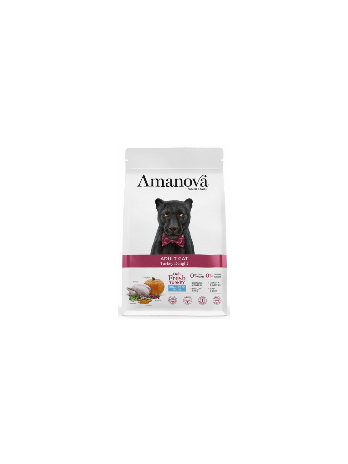 Amanova Cat Adult Turkey Delight - indyk 4kg