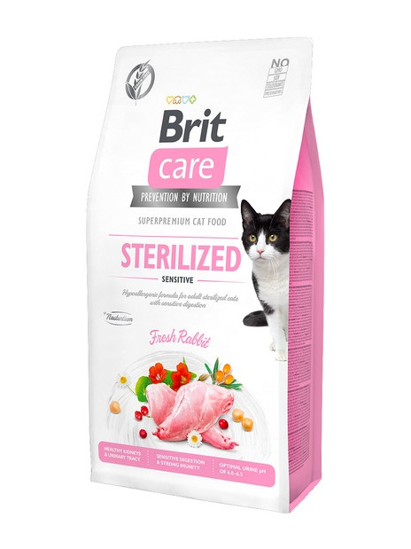 Brit Care Cat Grain Free Sterilized Sensitive 7kg