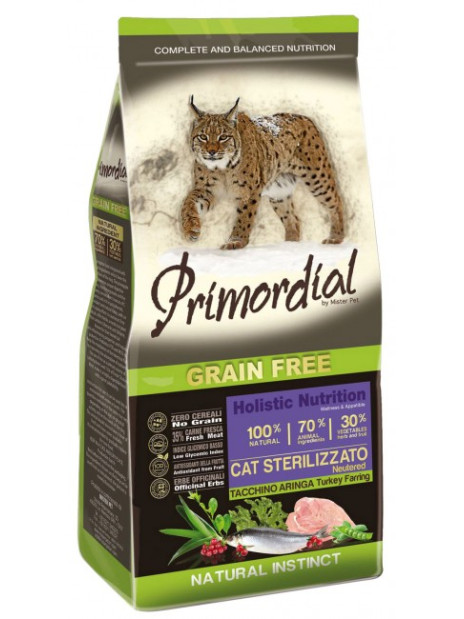 Primordial Cat Grain Free Sterilized Turkey & Herring 6kg