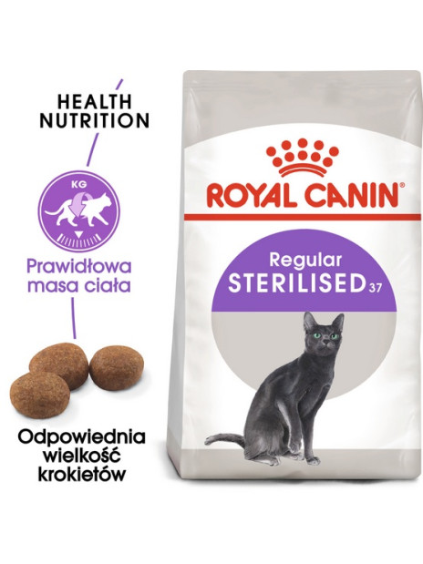 Royal Canin Sterilised karma sucha dla kotów dorosłych, sterylizowanych 4kg