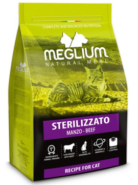 Meglium Cat Adult Neutered Beef 10kg