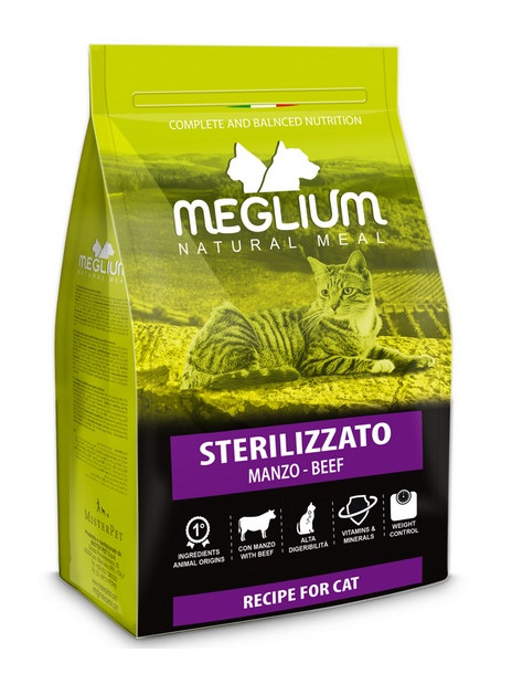Meglium Cat Adult Neutered Beef 10kg