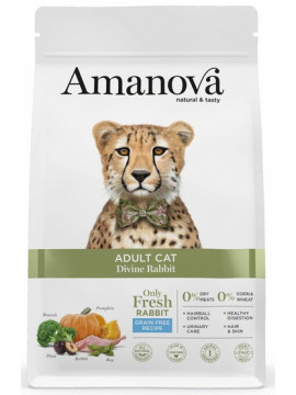 Amanova Cat Adult Divine Rabbit - królik 1,5kg