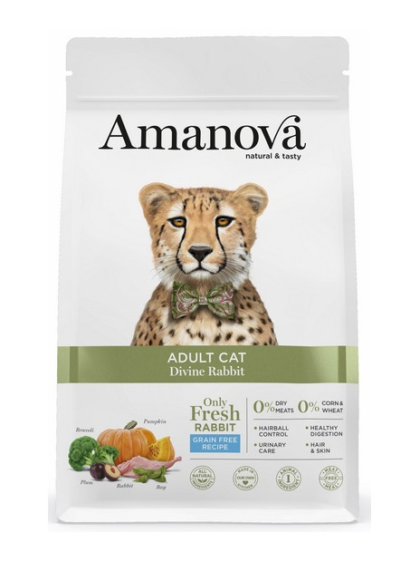 Amanova Cat Adult Divine Rabbit - królik 1,5kg