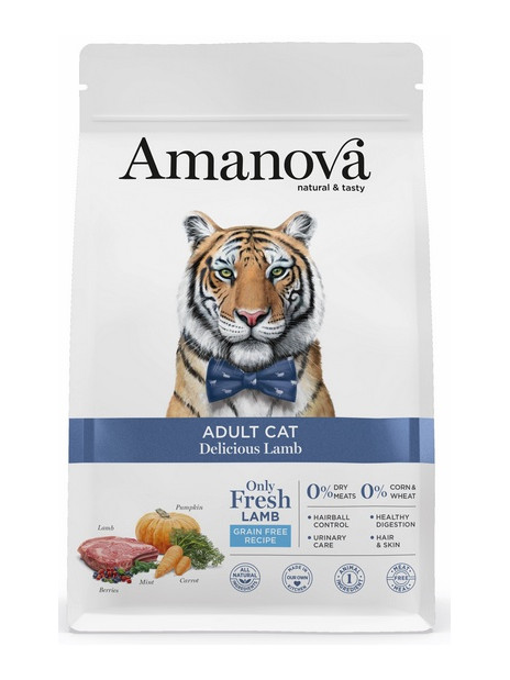Amanova Cat Adult Delicious Lamb - jagnięcina 1,5kg