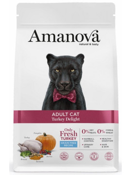 Amanova Cat Adult Turkey Delight - indyk 1,5kg