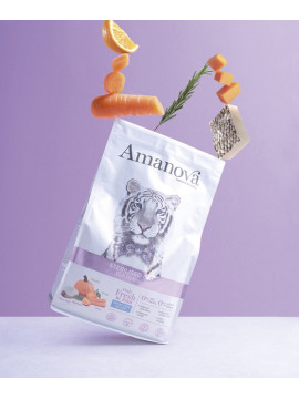 Amanova Cat Sterilised Fish Delicacy - biała ryba 1,5kg