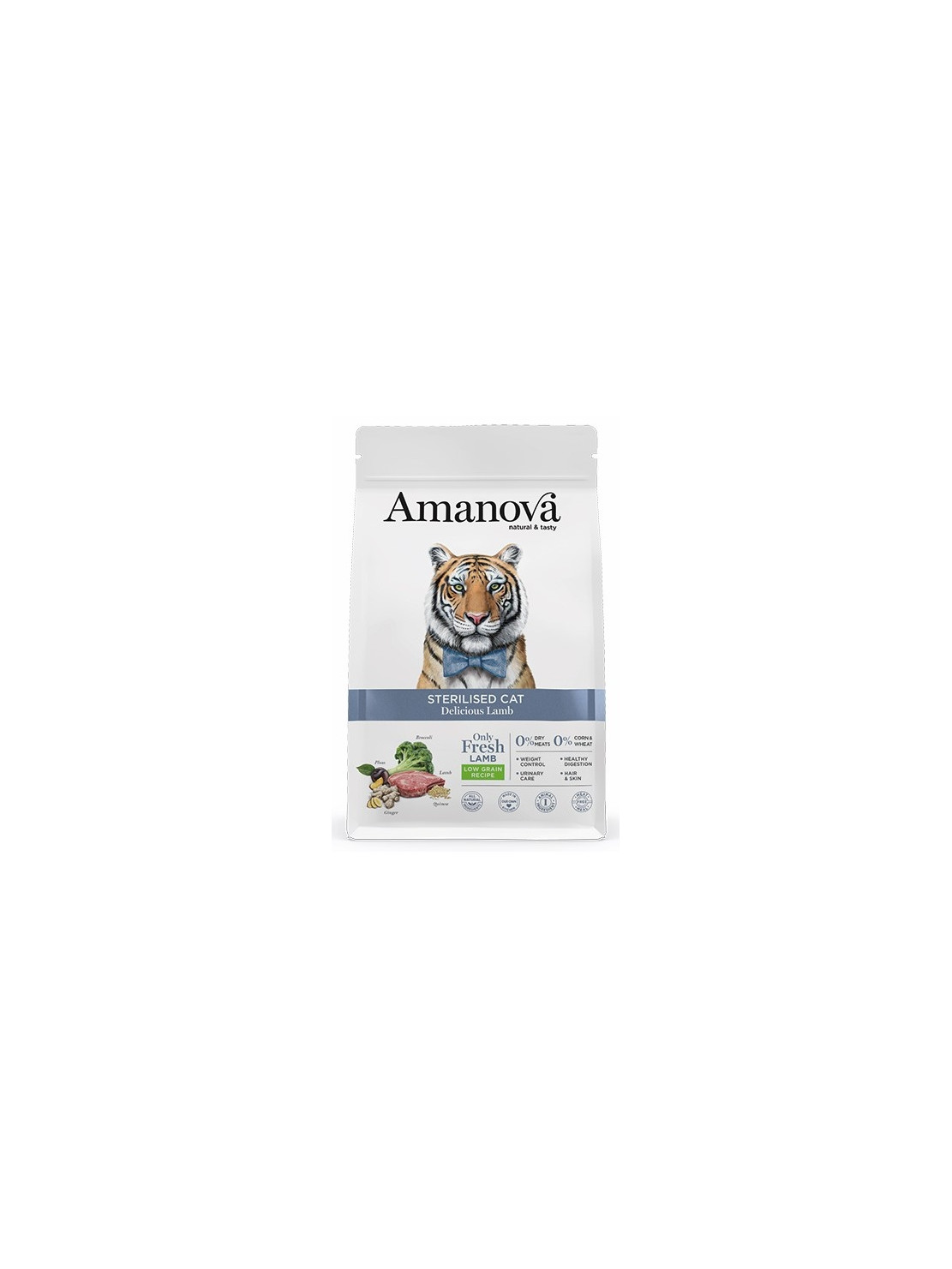 Amanova Cat Sterilised Delicious Lamb - jagnięcina 1,5kg