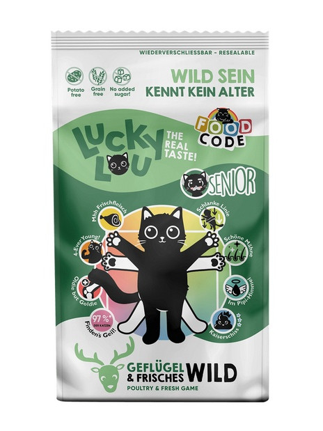 Lucky Lou Food Code Lifestage Senior Drób & Dziczyzna 1,7kg