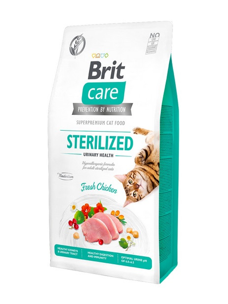 Brit Care Cat Grain Free Sterilized Urinary Health 2kg