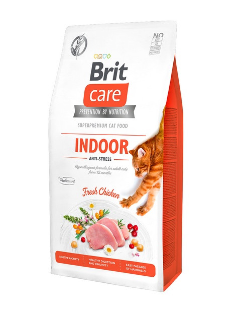 Brit Care Cat Grain Free Indoor Anti-Stress 2kg