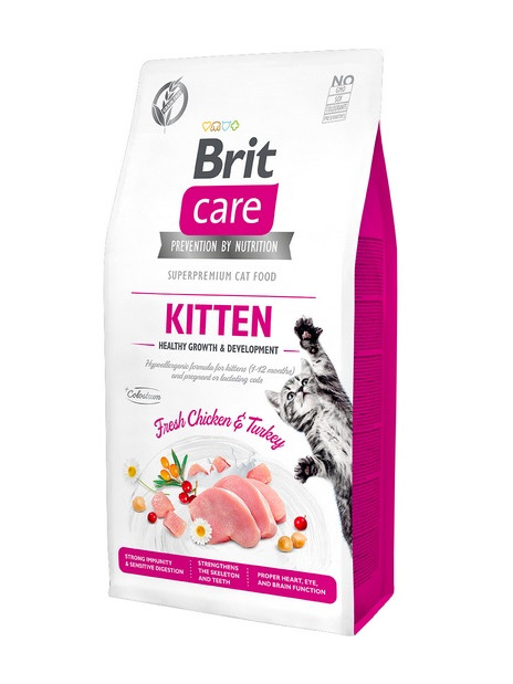 Brit Care Cat Grain Free Kitten Healthy Growth & Development 2kg