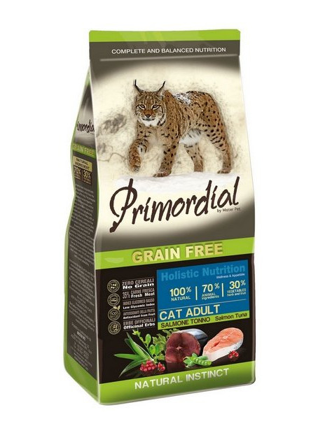 Primordial Cat Grain Free Adult Salmon & Tuna 2kg