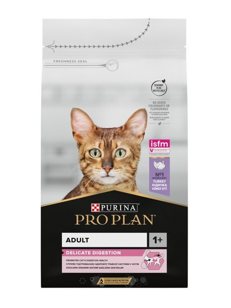 Purina Pro Plan Cat Adult Delicate Digestion z indykiem 1,5kg