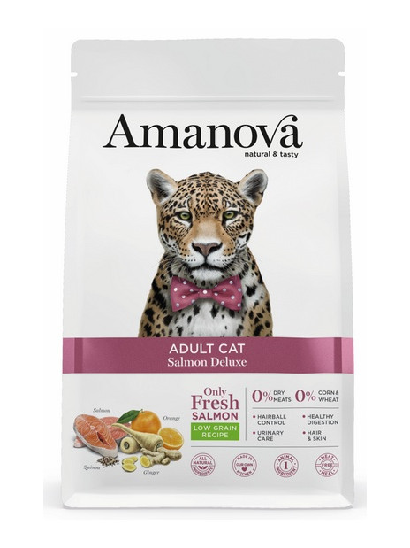 Amanova Cat Adult Salmon Deluxe - łosoś 1,5kg
