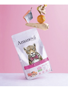 Amanova Cat Adult Salmon Deluxe - łosoś 1,5kg