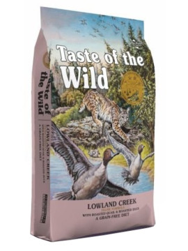 Taste of the Wild Lowland Creek Feline z przepiórką i kaczką 2kg