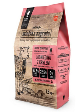 Wiejska Zagroda Kot - Jagnięcina z krylem 1,6kg